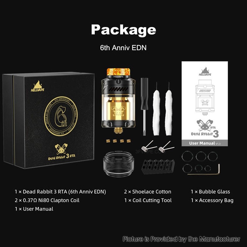 Hellvape - Dead Rabbit V3 Dual RTA (6th Anniversary Edition) - Image 7