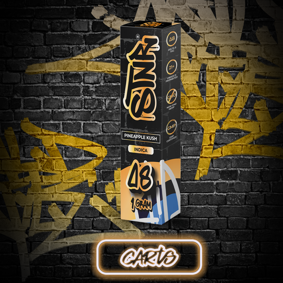 STNR Creations - Rechargeable Delta 8 Disposable Cannabinoid - 1 gram